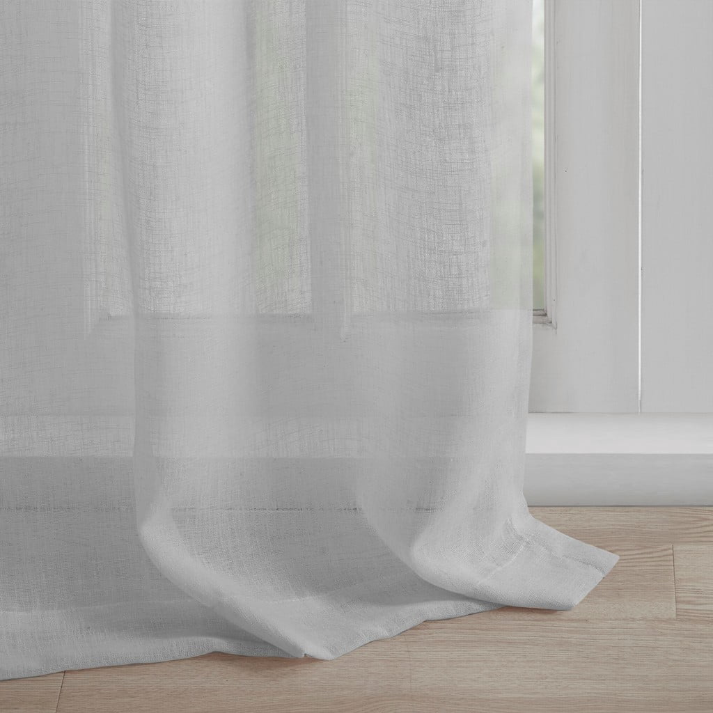 MAYEERTY Floral Embellished Curtain Panel - Cuff Tab Top, Solid, Single