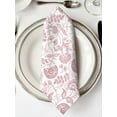 thumbnail image 2 of nqOlkjepod Boho Pink Floral Cloth Napkins Set of 6 Reusable Dinner Napkins, Vintage Farmhouse Paisley Plant Leaf Cocktail Napkin Washable Table Napkins for Wedding/Holiday Party/Baby Shower 20"x20", 2 of 8