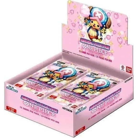 Bandai One Piece Trading Cards - Memorial Collection EB-01 - BOOSTER BOX [24 Packs]