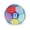 Multicolored, variant on FIFA World Cup Blue Plush Soccer Ball Pillow, 12", Polyester Velboa, FIFA