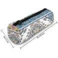 thumbnail image 3 of Customize Indian Rug Tribal Ornament Pattern Cylindrical Pencil Bag, Pencil Box Zipper Stationery Bag, Wash Bag, 3 of 4