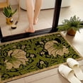 thumbnail image 4 of JML Non-Slip Microfiber & Rubber Doormat - Soft Entryway Rug for Home/Office (20"x32") - Easy Clean Door Mat for Indoor/Outdoor Use, Green Floral Design, 4 of 5