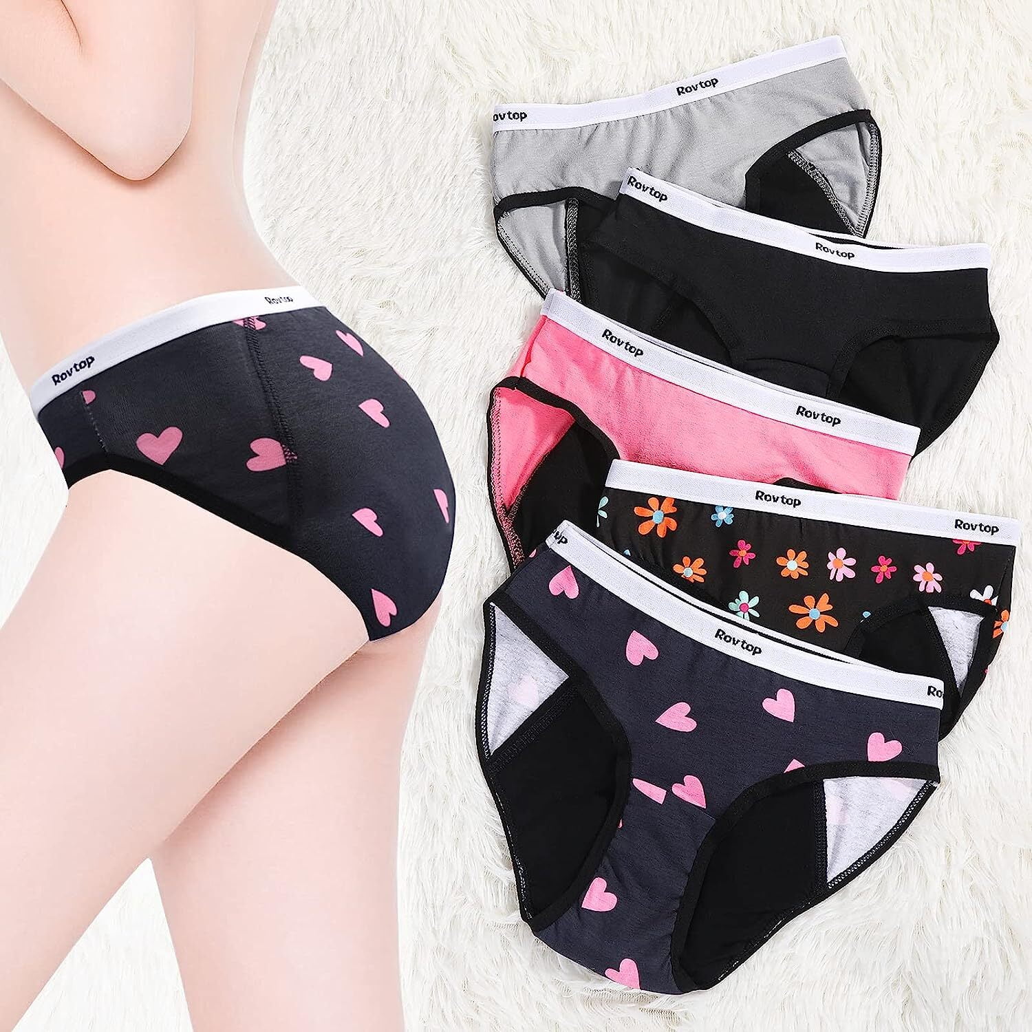 CuLtp Period Underwear For Girls Absorbent Underwear Women Period