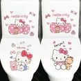 thumbnail image 6 of Kawaii Sanrio Hello Kitty Anime Cartoon Toilet Waterproof Toilet Cover Decorative Sticker Bathroom Decorative Wall Sticker, 6 of 21