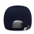 thumbnail image 2 of 1 gorra de béisbol moderna para exteriores, transpirable, deportiva, clásica, con visera para hombre (azul oscuro)., 2 of 6