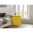 thumbnail image 5 of Home Furniture Modern Lzzy 1-Drawer Yellow Nightstand (25"H X 15"W X 19"D), 5 of 5