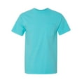 thumbnail image 1 of Comfort Colors T-Shirt à Poche pour Adulte, Épais, Teint en Pièce, m, Lagon, 1 of 1