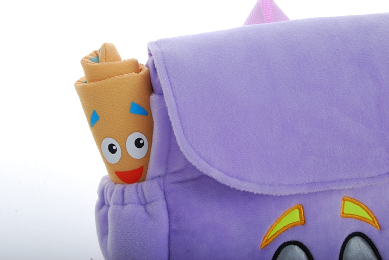 Dora the Explorer Soft Plush Backpack Rescue Bag, Purple