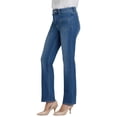 thumbnail image 3 of NYDJ womens  Marilyn High-Rise Romantic Indigo Straight Leg Jean, 8, 3 of 4