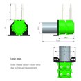 thumbnail image 2 of Bomba peristáltica de doble cabezal DC 12V / 24V Bomba dosificadora Bomba de microcirculación Bomba MABOTO 12V 3mmx5mm, 2 of 7