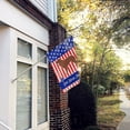thumbnail image 2 of USA Patriotic Portuguese Sheepdog Dog Flag Canvas House Size, 2 of 4