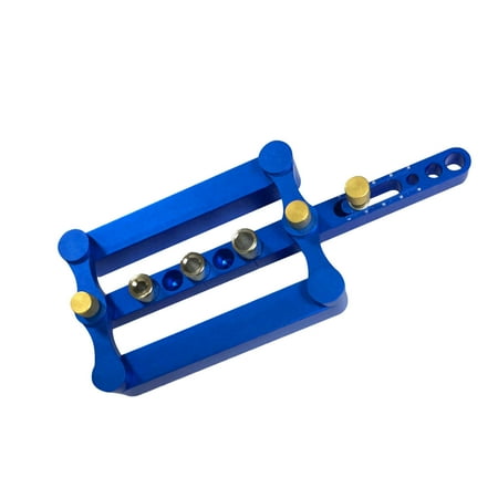 

Kuluzego Woodworking Straight Hole Locator Wood Dowel Punch Drilling Positioner Tool Red
