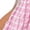 Pink, variant on Women's Plaid Short Sleeve Deep V-Neck High Waist Ruched A-Line Mini Babydoll Dress for Vacation Date Brunch,Pink,M