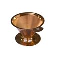 thumbnail image 1 of Filtro de café ATHIA Golden Dripper de acero inoxidable, oro rosa, 1 of 8