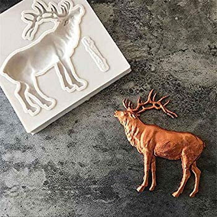 White Deer Molds Silicone Freshie Molds Silicone 9.8*9*3.1 Cm Car Freshie  Silicone Molds Soap - AliExpress