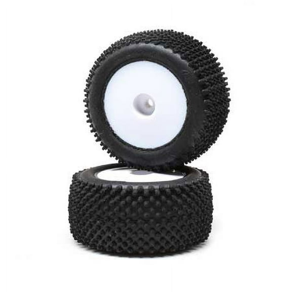 Losi Pin Tires Rear Mounted White 2 Mini-T 2.0 LOS41013 RC Tire