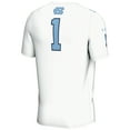 thumbnail image 3 of Unisex GameDay Greats #1 White North Carolina Tar Heels Lightweight Women's Lacrosse Jersey, 3 of 4