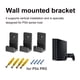 thumbnail image 4 of Soporte de pared para host de consola de juegos Soporte de pared para PS4/PS4 Pro/PS4 Slim Game Console Host Soporte de pared Soporte Rack de almacenamiento Suministros para juegos JShteea Nuevo, 4 of 6