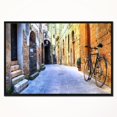 thumbnail image 1 of Design Art Rue Picturale De La Vieille Italie  Sur Toile Encadrée, 1 of 3