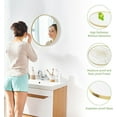 thumbnail image 2 of Sybels 24"Gold Round Wall Mirror - Perfect for Bathroom Vanity, Living Room, Entryway, 2 of 6