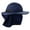 Navy, variant on 100% Polyester Safari Hat - Navy 1535-L/XL