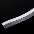 thumbnail image 2 of 5 Meters Long Silicone Rubber Draught Excluder Strip Window Door Sealing Strip Tape Transl, 2 of 2
