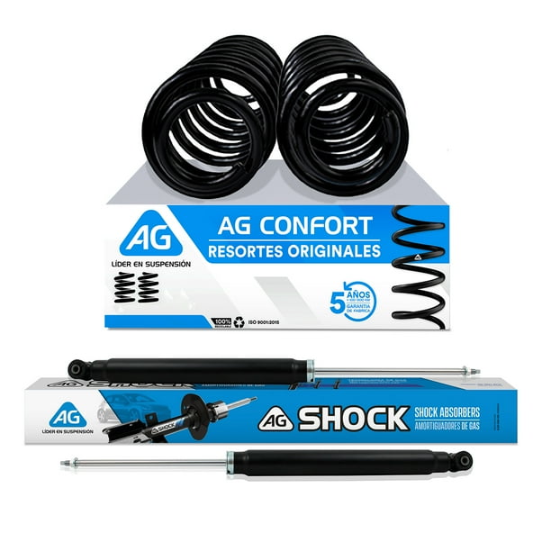 Kit Original AG para Auto Traseros para Volkswagen Vento 2014 a 2022 4 Piezas Nuevos