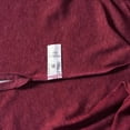 thumbnail image 4 of Bjutir Womens T Shirts Long Sleeve Colour Matching Casual T Shirt With Split Blouse Fall Winter Clothes Red 2Xl, 4 of 9