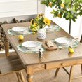 thumbnail image 4 of Eucalyptus Summer Round Placemats Set of 4, 15 Inch Summer Round Table Mats for Dining Decoration, 4 of 5