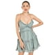 thumbnail image 4 of Vestido corto con volantes Roman Fashion/Juvenil, 2676 (Verde militar) verde ECH, 4 of 5