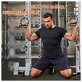 thumbnail image 6 of Men Sauna Sweat Shirt Hot Polymer Corset Compression Waist Trainer Shirt Workout Tank Top Weight  Body Shaper, 6 of 8