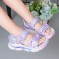thumbnail image 2 of Xijirk Gilrs Sandals Comfortable Thick Soled Sandals Open Toe Cute Cartoon Princess Sandals,Size 10.5, 2 of 7