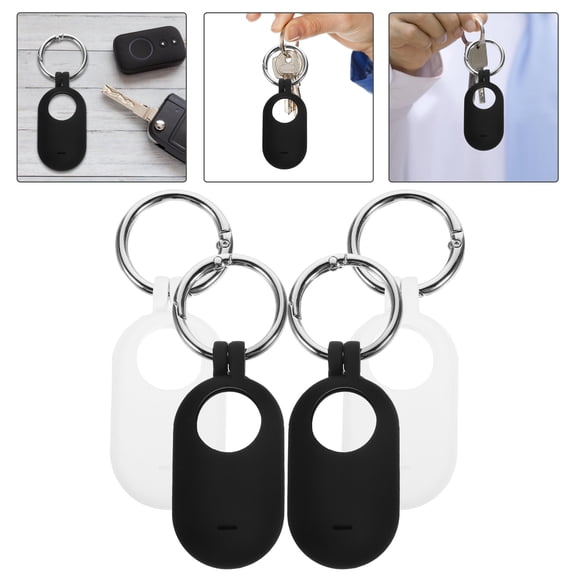 KAKOWELY 4Pcs Anti-Drop Silicone Protective Cover with Portable Secure Holder