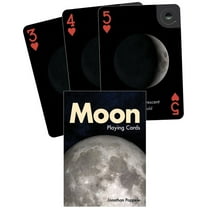 Nature's Wild Cards Moon Playing Cards, (Hardcover)