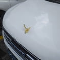thumbnail image 4 of Calcomanías De Coche De Acero Inoxidable Con Emblema De Águila 3D, Impermeable, Autoadhesivo, No Oxidante, Capó Delicado, Soporte De Águila, Pegatina Para Capó De Coche Cateissary VI009250-02, 4 of 6