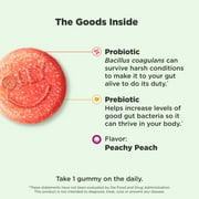 OLLY Probiotic + Prebiotic Gummy, Adult Digestive + Gut Health Supplement, 60 Ct