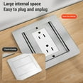 thumbnail image 4 of Recessed Floor Outlet, Water Proof Recessed Floor Socket  for Office, 4 of 7