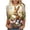 Z23-Beige, variant on YUEHUA Women's Happy Easter Shirt Crew Neck 3/4 Sleeve Funny Tops Rabbit Graphic Colored Eggs Print Tee T-Shirts Easter Day Gifts