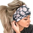 thumbnail image 1 of Diadema elástica con estampado de bolas para mujer, 1 bandana para el pelo, pañuelo para la cabeza para mujer, 1 of 3