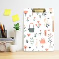 thumbnail image 2 of FORMRS Acrylic Clipboard with Low Profile Clip Standard A4 Letter Size, 12.5" x 9", Garden Pattern, 2 of 8