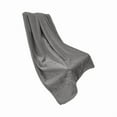 thumbnail image 4 of AuroraX Dark Gray Thick Solid Fleece Throw Blanket Soft Cozy Blanket for Office Nap 27"x39" Throw, 4 of 5