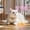 Pink, variant on Byujiro Tumbler Cat Toy with Bell Interactive Self-Play Cat Teaser Wobble Toy with Ribbons for Indoor Cats