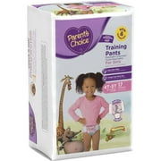 Parent's Choice Training Pants for Girls, Size 4T-5T, 17 Pants