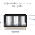 thumbnail image 2 of Delta Children Poppy 4-in-1 Convertible Crib - Greenguard Gold Certified, Midnight Grey/Natural, 2 of 11