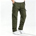 thumbnail image 2 of Men Outdoor Utility Cargo Pants Light Stretch Tough 6 Pocket All Terrain Daily Work Pants S-XL, 2 of 10