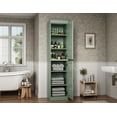thumbnail image 2 of 100% Solid Wood 16.5" Bathroom Cabinet with Doors, 2 of 5