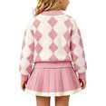 thumbnail image 5 of LvhaoGJOB Little Kids Girls Sweater and Pants Outfit Set, Pink - matching knit set, 5 of 5