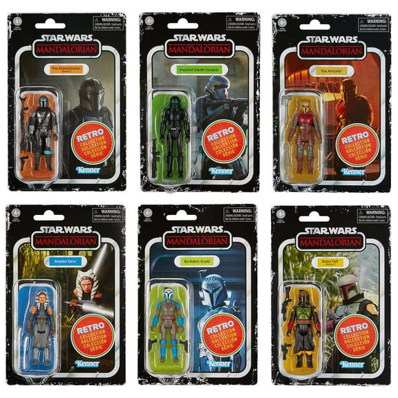 Hasbro The Mandalorian Retro Collection Ages 4 and up Star Wars Action figures, 3.75 inches