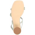 thumbnail image 6 of Journee Womens Lornnah Beaded Strap Heeled Dress Sandals, 6 of 10