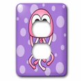 thumbnail image 1 of 3dRose Pink Kawaii Jellyfish - 2 Plug Outlet Cover (lsp_6349_6), 1 of 1